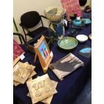 Claudia Luque exhibition stand at East Finchley Open 2014